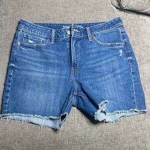 Old Navy Distressed Blue Jean Shorts